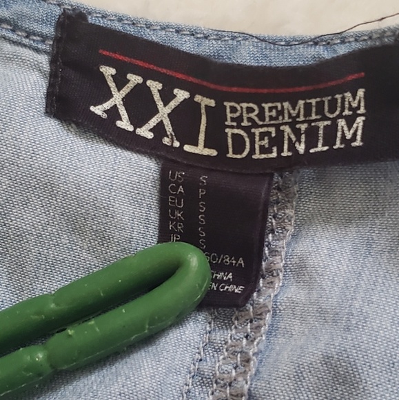 Dress forever 21 premium denim size s - Picture 2 of 4
